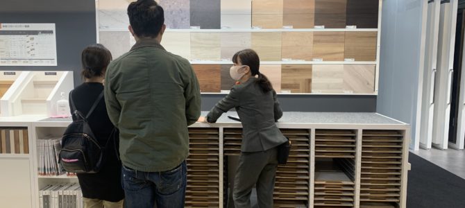 仕様決め～リクシル南港ショールームにて～