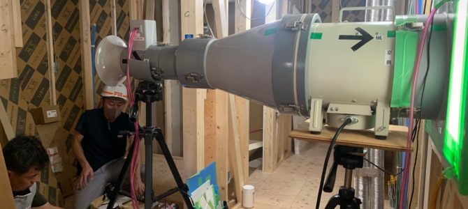 気密測定の結果「堺市西区F様邸」 気密測定の結果「堺市西区F様邸」