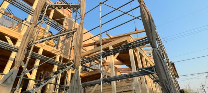 堺市美原区・上棟しました! 堺市美原区・上棟しました!