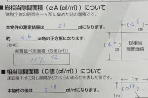 高気密住宅　C値0.18　＜堺市現場K様邸＞