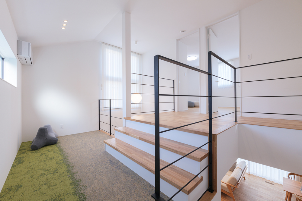 スキップフロアのある家　大阪狭山市の注文住宅SEEDHOME