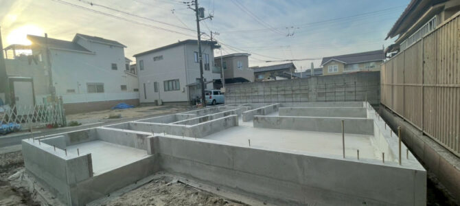 ４軒現場可動中【堺市工務店】