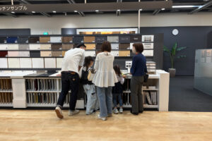 ショールームにて仕様決め