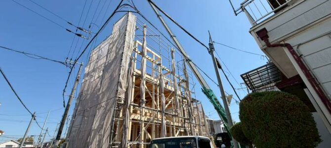 羽曳野市S様邸　上棟しました❕　【堺市の注文住宅】