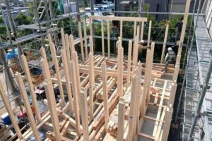 羽曳野市U様邸　上棟しました！　　【注文住宅】